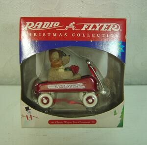 VINTAGE RADIO FLYER CLASSIC WAGON MODEL 108 TREE ORNAMENT-1998